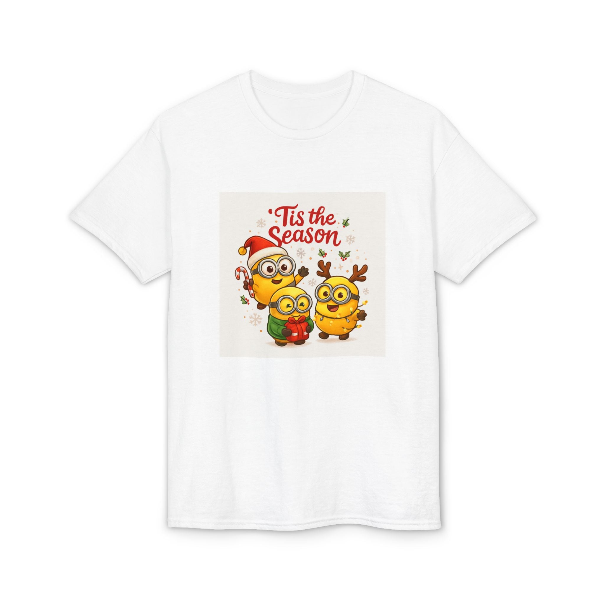 Tis the Season Holiday T-Shirt — Cute Minion-Style Christmas Tee