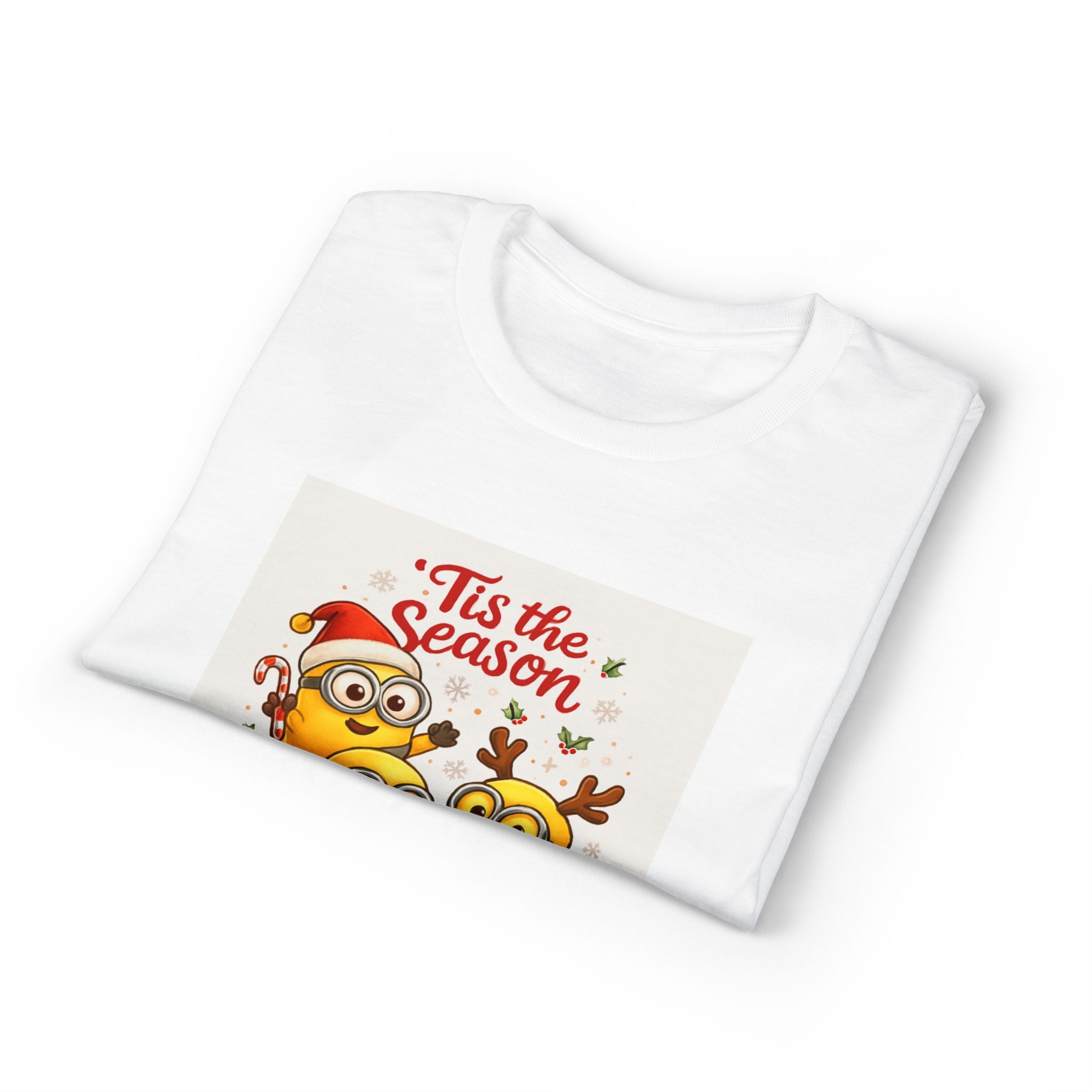 Tis the Season Holiday T-Shirt — Cute Minion-Style Christmas Tee