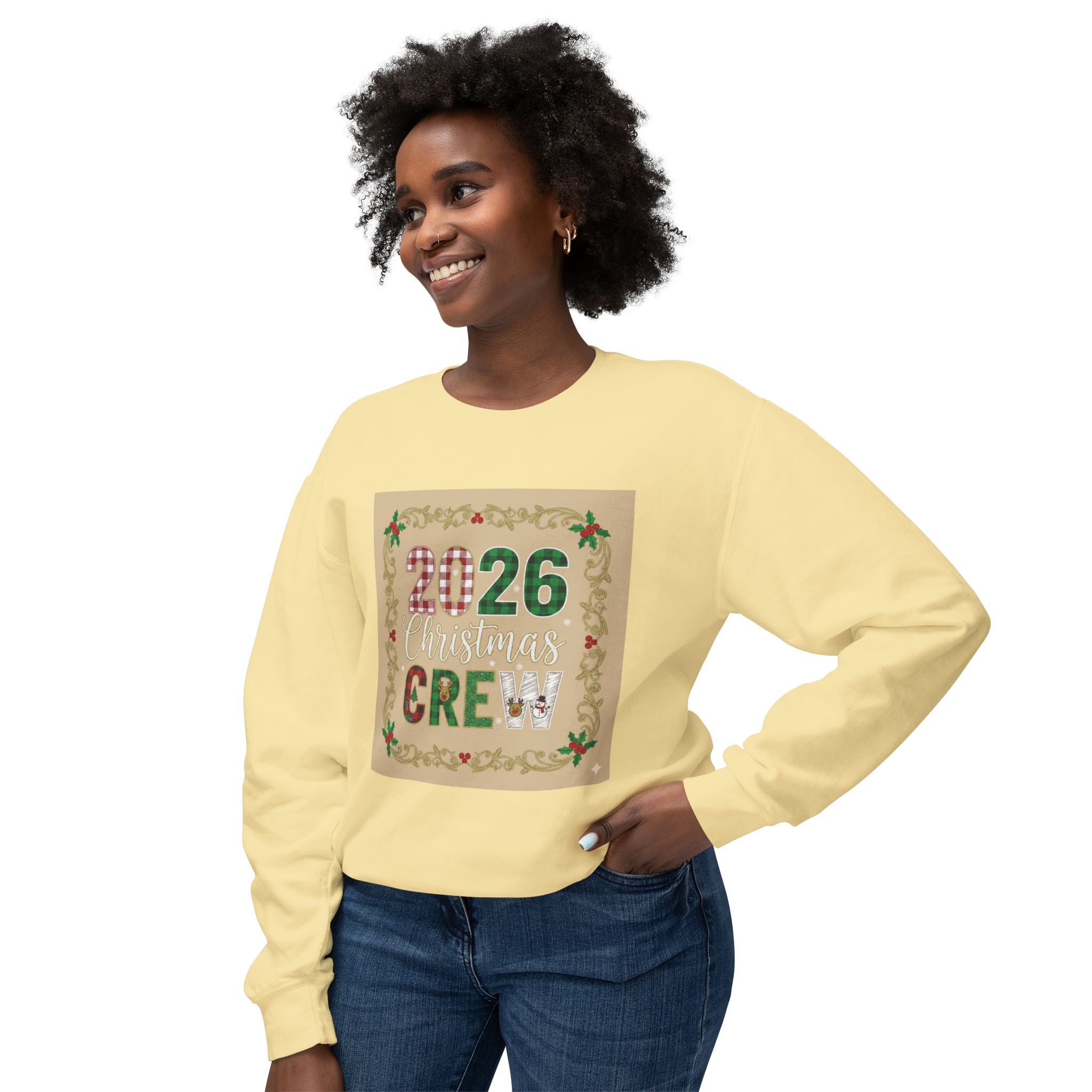 2026 Christmas Crew Sweatshirt – Festive Holiday Crewneck Gift