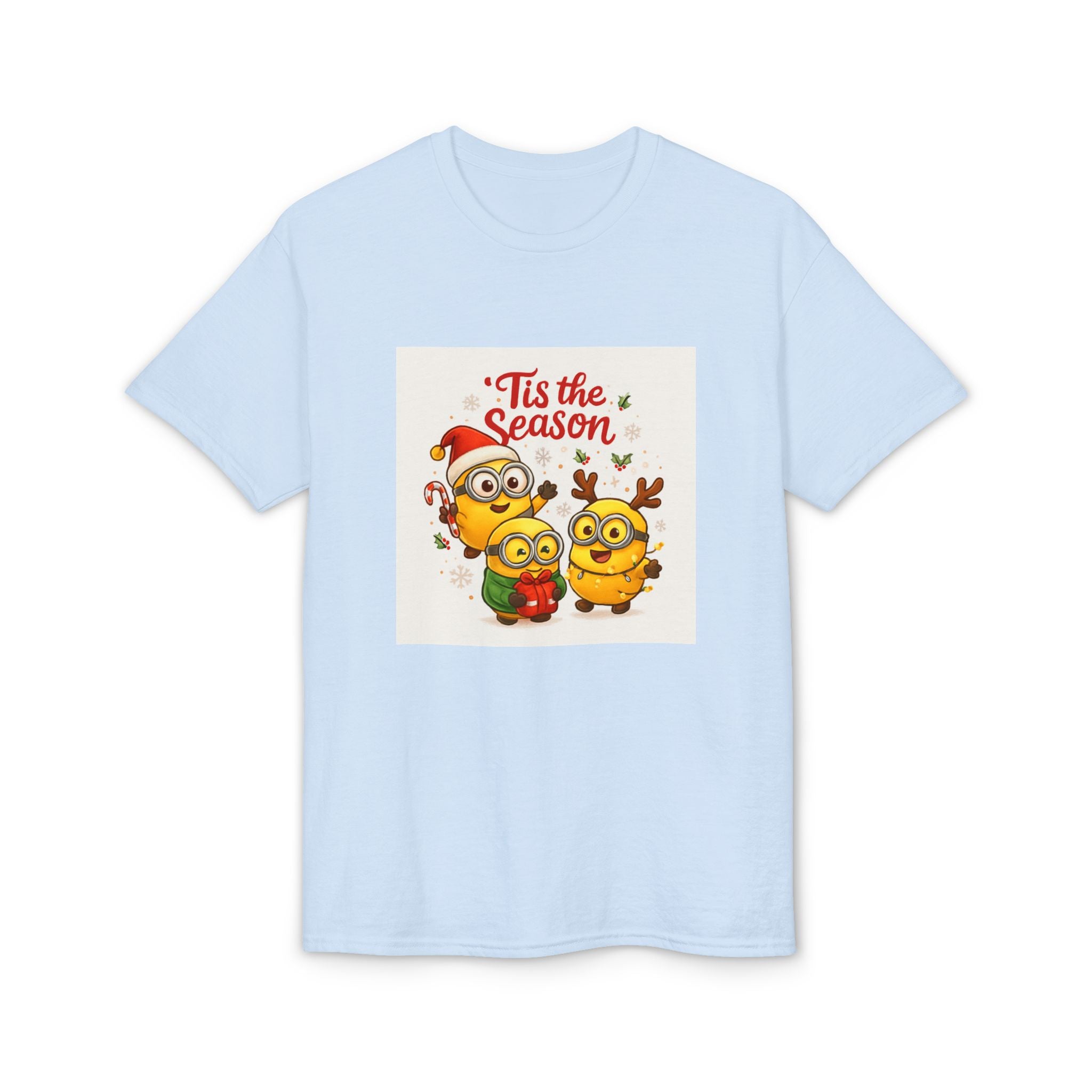 Tis the Season Holiday T-Shirt — Cute Minion-Style Christmas Tee