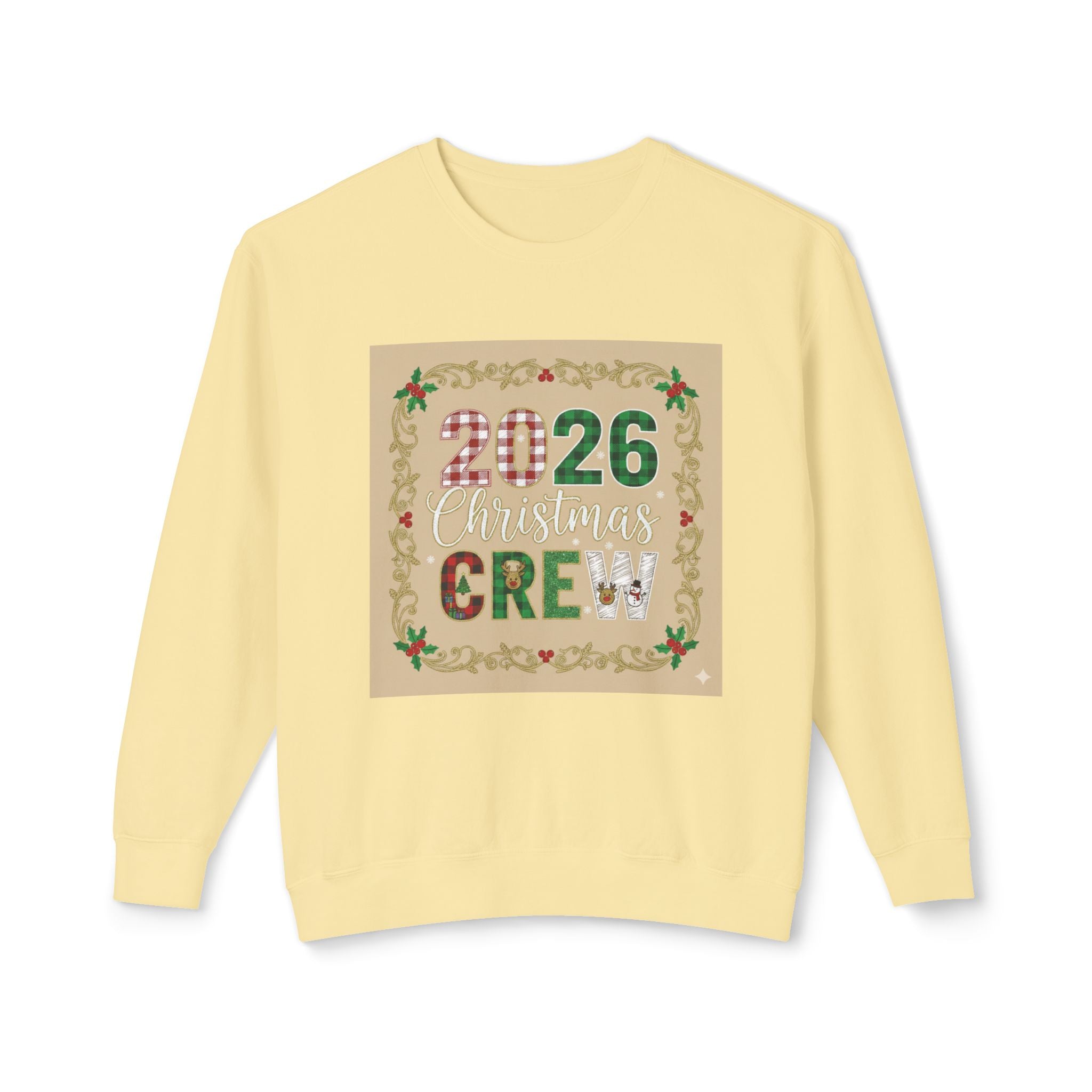 2026 Christmas Crew Sweatshirt – Festive Holiday Crewneck Gift